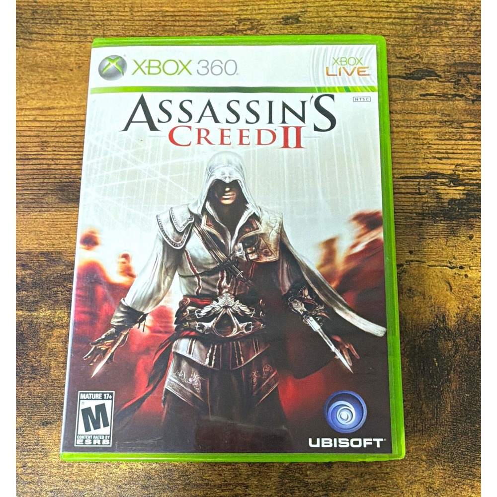 Ubisoft Assassin's Creed II CIB w/Manual Case Xbox 360 NTSC M Action